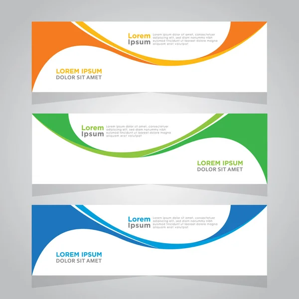 Vektör soyut tasarım web banner şablon. Web tasarım öğeleri - Header tasarımı. Soyut geometrik web banner şablon gri arka plan üzerinde. web afiş tasarım şablonu topluluğu.