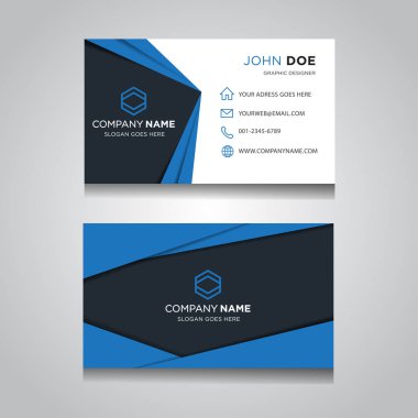 Vektör soyut yaratıcı kartvizitleri (şablonu ayarla)