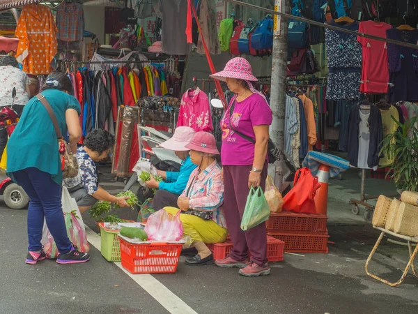 Ruifang Taiwan October 2016 Typical Local Bazaar Taiwan Lots Local — Stock Photo, Image