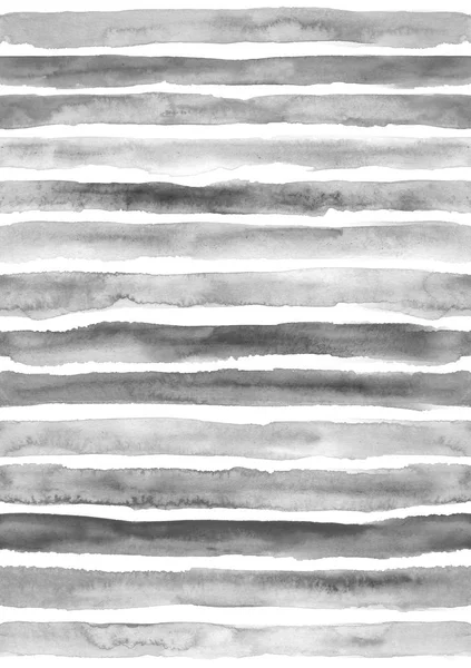 Grå, sømløs stripete mønster. Håndtrukne grungebånd . – stockfoto