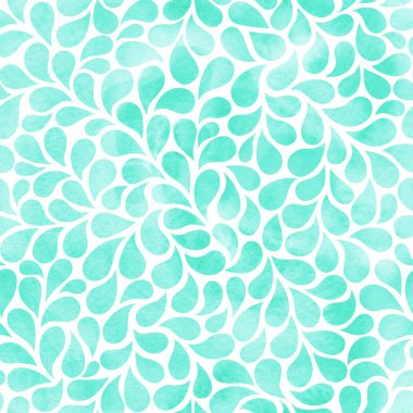 Damla ile suluboya soyut arka plan. Zarif çiçek dikişsiz desen.