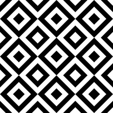 Rodos ile vektör geometrik dikişsiz desen. Tek renkli şık doku.