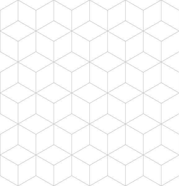 Векторный бесшовный кубический узор. Современная тонкая текстура шестиугольника
.