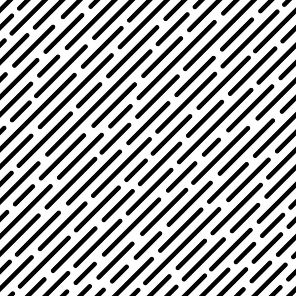 黒丸みを帯びた斜線とシームレスなパターン。アブストラクトベクトル背景. — ストックベクタ