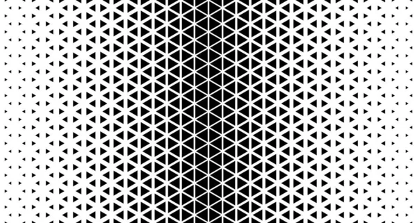 Vector Halftone abstract background. Black and white triangle polygonal texture. — Stock Vector