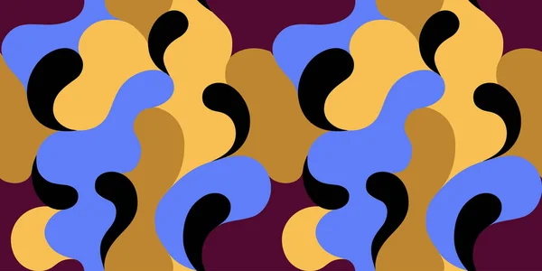 Patrón Moderno Con Formas Abstractas Multicolores Fondo Abstracto Colorido Ilustración — Archivo Imágenes Vectoriales
