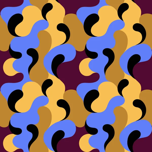 多色抽象的な形状を持つモダンなパターン カラフルな抽象的な背景 ベクターイラスト Eps — ストックベクタ