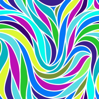 Renkli, pürüzsüz çizgili desen. Dalgalı stil soyut arka plan. Vektör, EPS 10