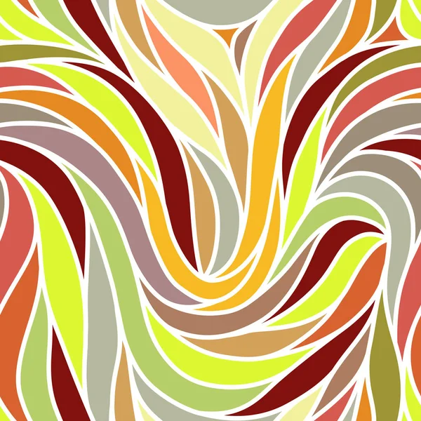 Красочный Бесшовный Полосатый Узор Волнистый Стильный Абстрактный Фон Вектор Eps — стоковый вектор