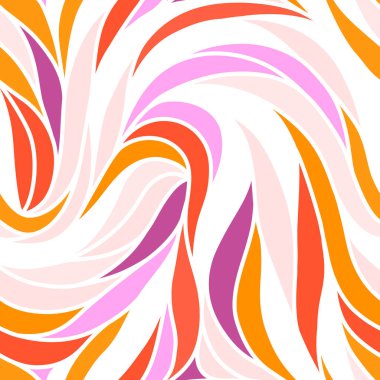 Renkli, pürüzsüz çizgili desen. Dalgalı stil soyut arka plan. Vektör, EPS 10