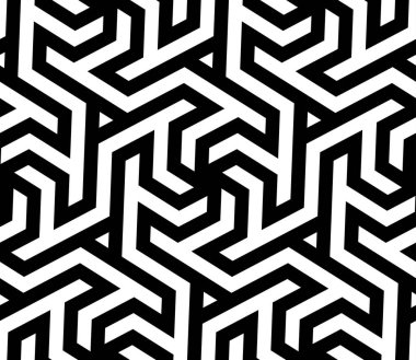 Vektör geometrik kusursuz desen. Şık, kalın çizgili bir doku. Modern soyut arka plan. EPS 10