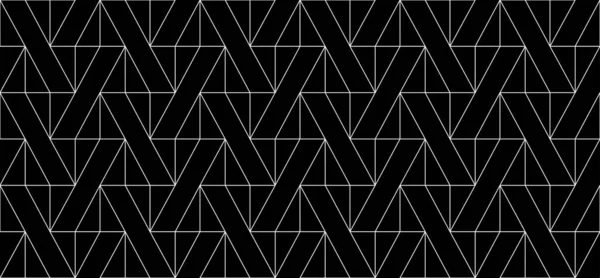 Бесшовный Тонкий Линейный Узор Треугольниками Абстрактный Геометрический Низкий Фон Стильная — стоковый вектор