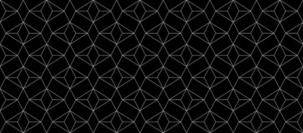 Modèle Géométrique Vectoriel Sans Couture Texture Moderne Fine Grille Hexagonale — Image vectorielle