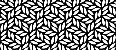 Vektör geometrik kusursuz desen. Yaprakları olan modern tarz çiçekli bir arka plan. EPS 10