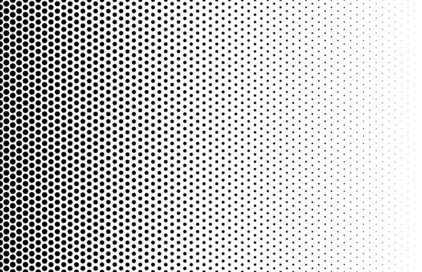 Vektor Halbtonpunkte Hintergrund Schwarz Weiße Comic Muster Eps — Stockvektor