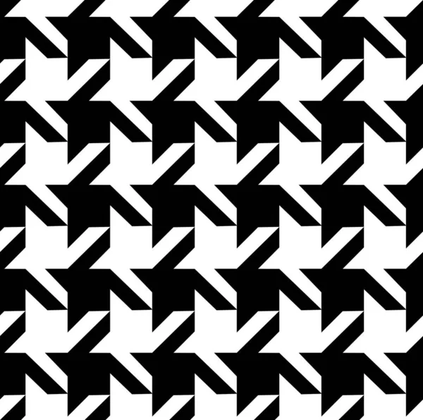 Векторний Геометричний Безшовний Візерунок Стильна Смілива Чорно Біла Текстура Епс — стоковий вектор