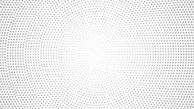 Tek renkli yarım tonlu radyal desen. Soyut noktalı vektör arkaplanı. EPS 10