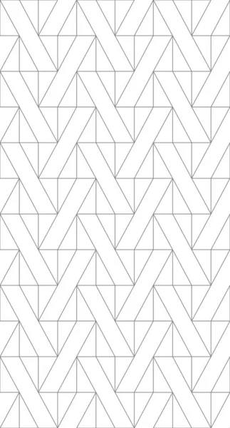 Nahtlose Dünne Lineare Muster Mit Dreiecken Abstrakter Geometrischer Low Poly — Stockvektor