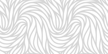 Zarif, dikişsiz çiçek deseni. Dalgalı vektör soyut arka plan. Modern monokrom çizgili dokular. EPS 10