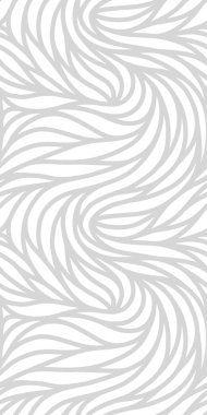 Zarif, dikişsiz çiçek deseni. Dalgalı vektör soyut arka plan. Modern monokrom çizgili dokular. EPS 10