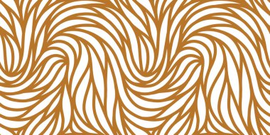 Zarif, dikişsiz çiçek deseni. Dalgalı vektör soyut arka plan. Modern monokrom çizgili dokular. EPS 10