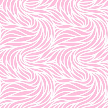 Zarif, dikişsiz çiçek deseni. Dalgalı vektör soyut arka plan. Modern monokrom çizgili dokular. EPS 10