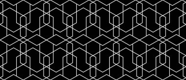 Kusursuz ince doğrusal vektör deseni. Soyut geometrik arkaplan. Şık fraktal doku. EPS 10