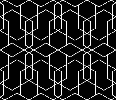 Kusursuz ince doğrusal vektör deseni. Soyut geometrik arkaplan. Şık fraktal doku. EPS 10