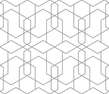 Kusursuz ince doğrusal vektör deseni. Soyut geometrik arkaplan. Şık fraktal doku. EPS 10