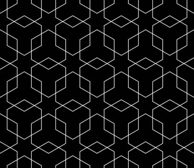 Vektörsüz geometrik desen. Modern ince altıgen ızgara dokusu. EPS 10