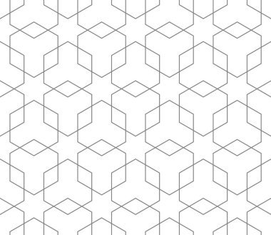 Vektörsüz geometrik desen. Modern ince altıgen ızgara dokusu. EPS 10