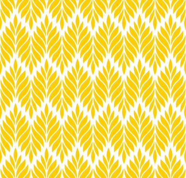 Vektör geometrik kusursuz desen. Yaprakları olan modern tarz çiçekli bir arka plan. EPS