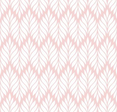 Vektör geometrik kusursuz desen. Yaprakları olan modern tarz çiçekli bir arka plan. EPS