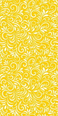 Yaprakları ve bukleleri olan kusursuz bir şekil. Tek renkli soyut çiçek arkaplanı. Modaya uygun monokrom dokusu. EPS 10