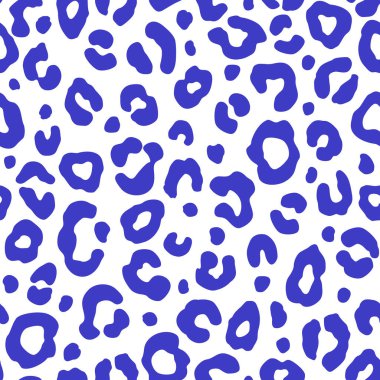 Renkli leopar desensiz. Moda stili vektör dokusu. EPS 10