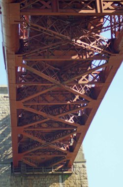 Forth köprü Firth Forth, nehir Forth İskoçya ve dünya mirası alanı geniş kapsamlı Haliç bir çift-track Demiryolu Köprüsü bitti.