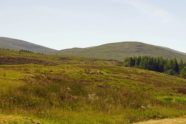 Loch Glascarnoch Bir Rezervuar 7Km Uzunluğunda Hakkında Yarım Ullapool Inverness — Stok fotoğraf