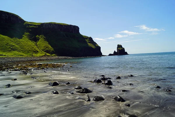 Playa Talisker Está Cerca Del Pueblo Carbost Isla Skye — Foto de Stock