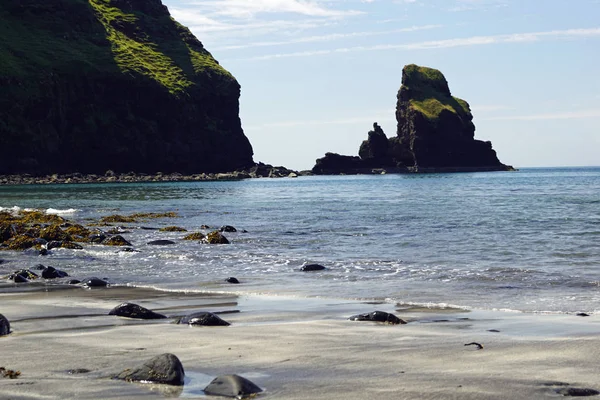Playa Talisker Está Cerca Del Pueblo Carbost Isla Skye — Foto de Stock