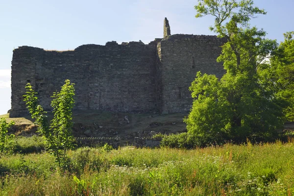 キャッスル スウィーンはスコティッシュ カウンシル エリア アーガイルとビュート クナップデール地域にある廃墟となった城である 今日ではスコットランド本土で最も古い石造りの城と考えられている — ストック写真