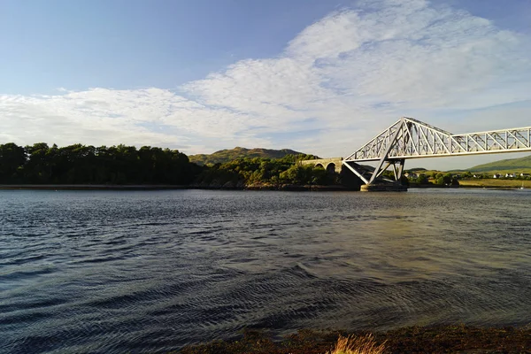 Les Chutes Lora Sont Cours Eau Marée Embouchure Loch Etive — Photo