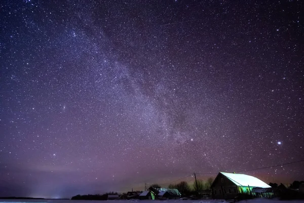 Mjölkaktigt sätt i himlen — Stockfoto