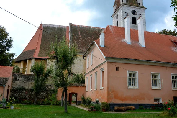Khas Lanskap Pedesaan Dan Rumah Petani Desa Cristian Kabupaten Sibiu — Stok Foto
