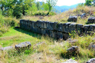 Daçya kale Costesti, Transilvanya, Karpat Dağları, Romanya