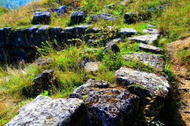 Daçya kale Costesti, Transilvanya, Karpat Dağları, Romanya