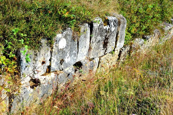 Dacian Φρούριο Από Costesti Τρανσυλβανία Στα Καρπάθια Όρη Ρουμανία — Φωτογραφία Αρχείου