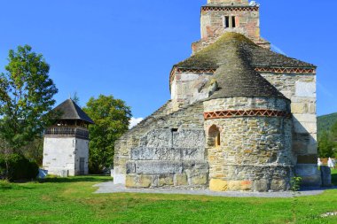 Eski Christin Kilisesi (IV. yüzyıl) köyünde Densus, Transilvanya, Romanya