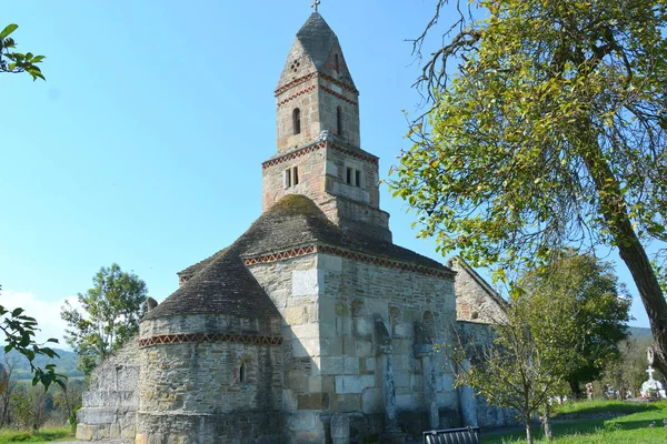 Ancienne Église Christin Siècle Dans Village Densus Transylvanie Roumanie — Photo