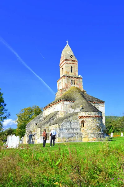 Ancienne Église Christin Siècle Dans Village Densus Transylvanie Roumanie — Photo