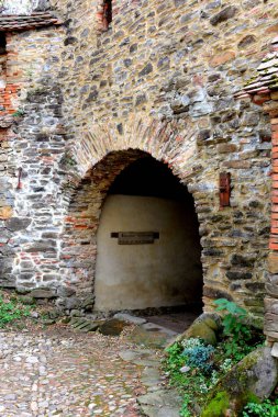 Avlu ortaçağ köyü hematokrit, Transilvanya, Romanya Sakson kilisede güçlendirilmiş